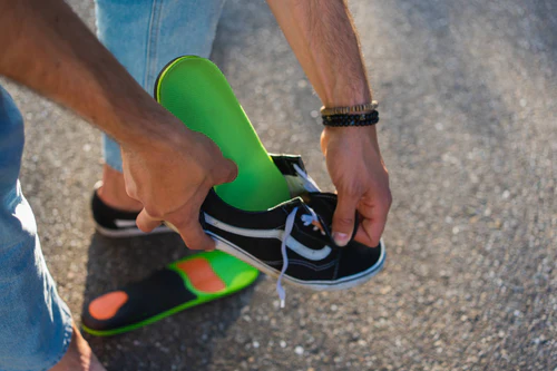 Moet je steunzolen altijd dragen?