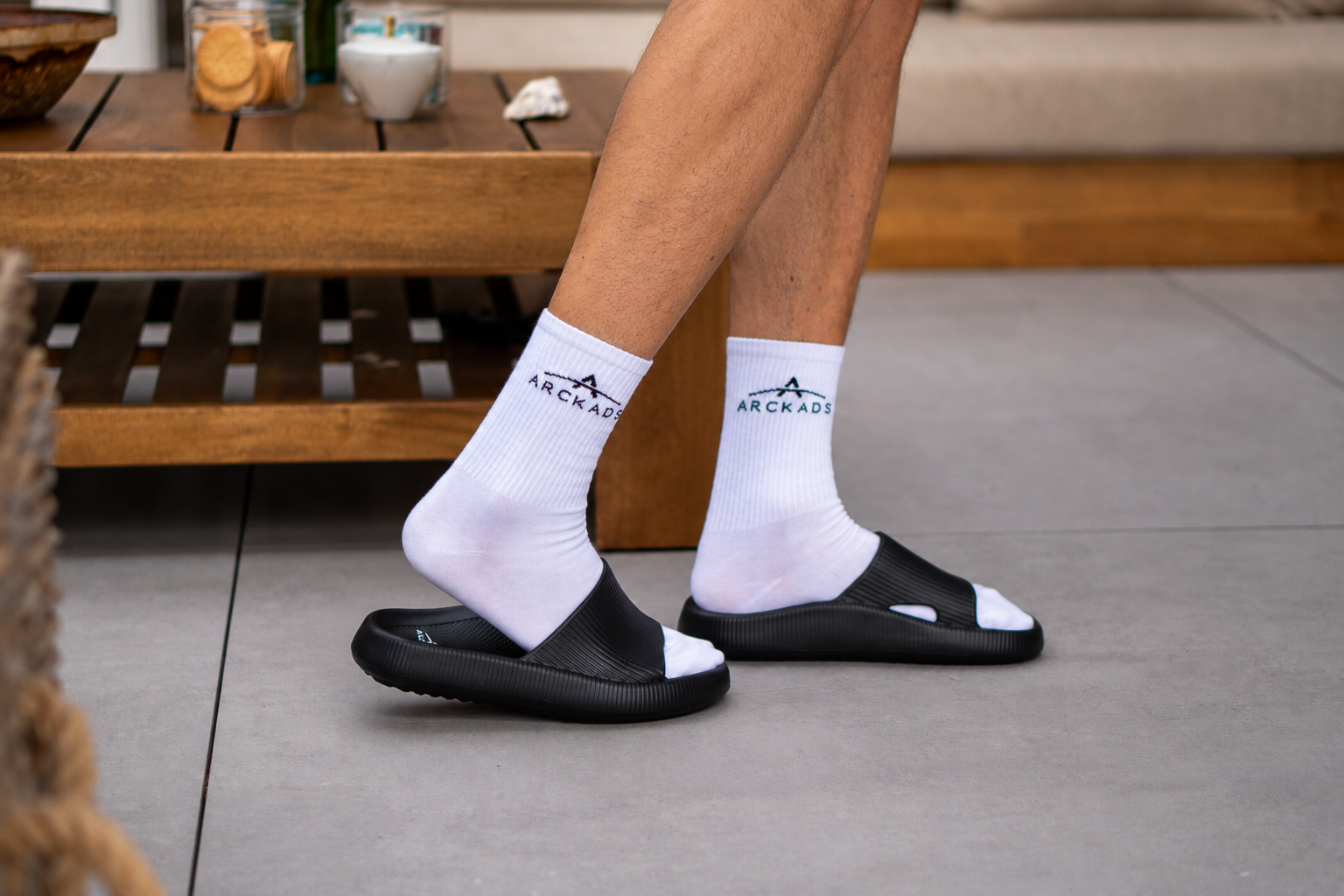ARCKADS ergonomische slipper zwart