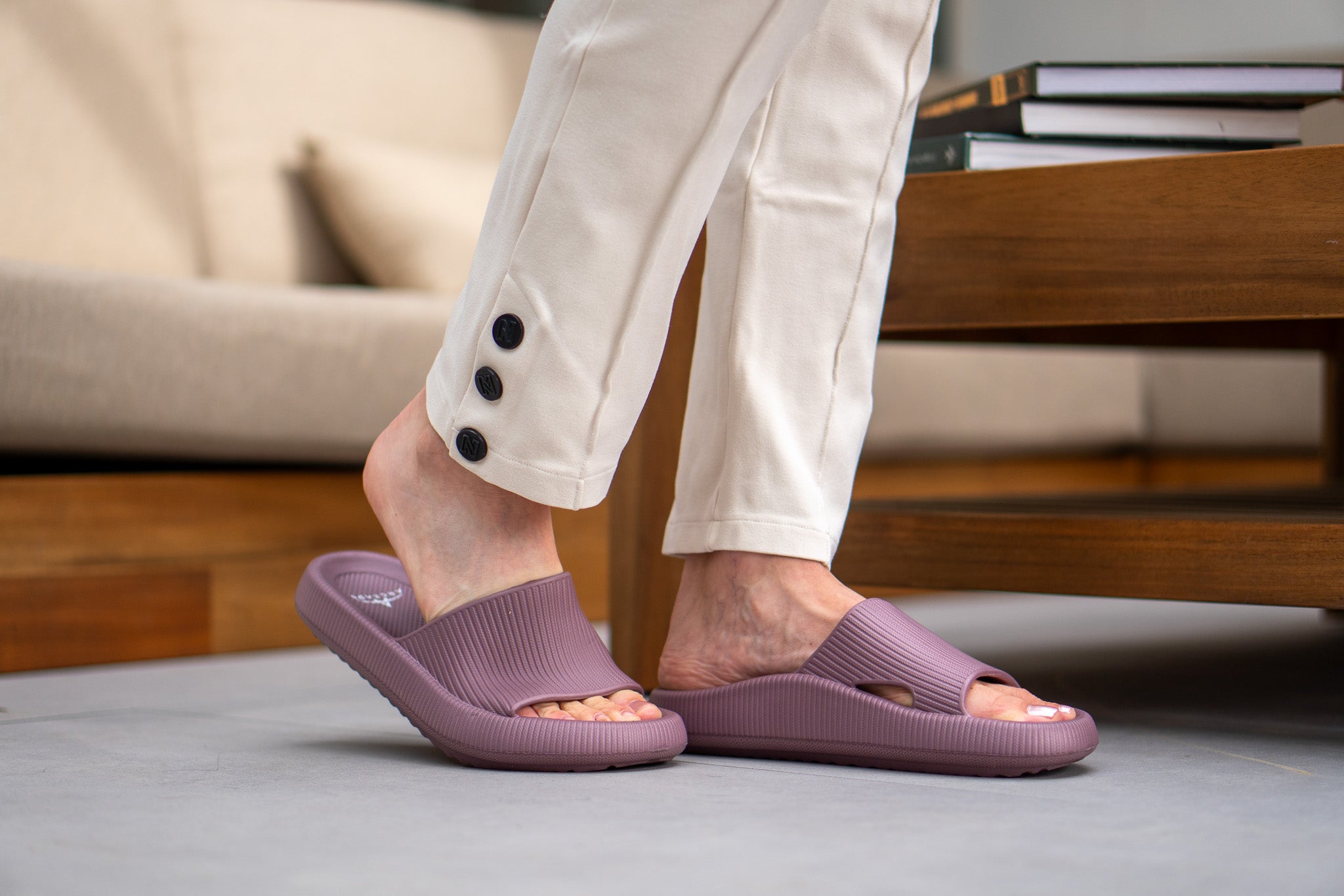 ARCKADS ergonomische slipper paars