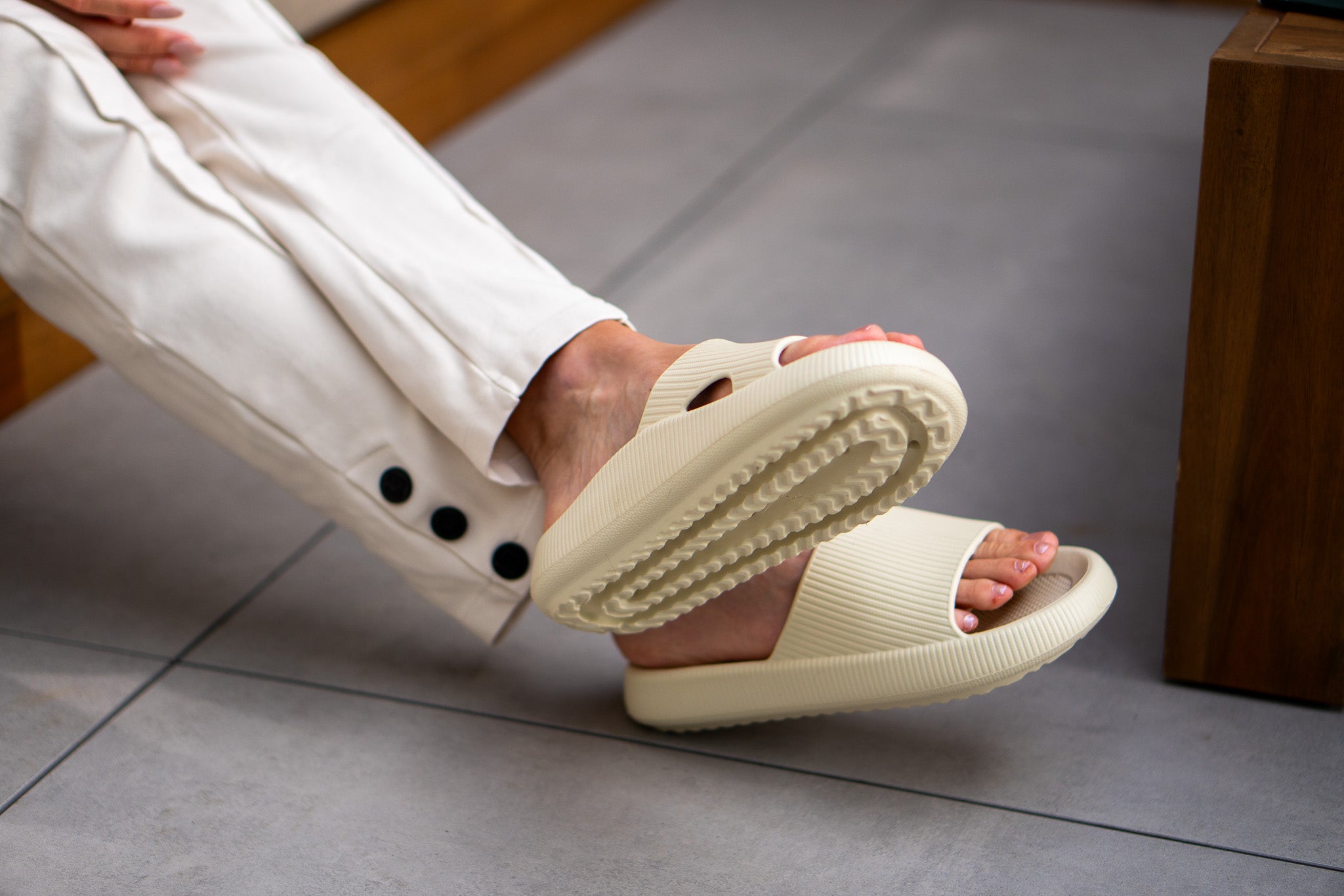 ARCKADS ergonomische slipper beige