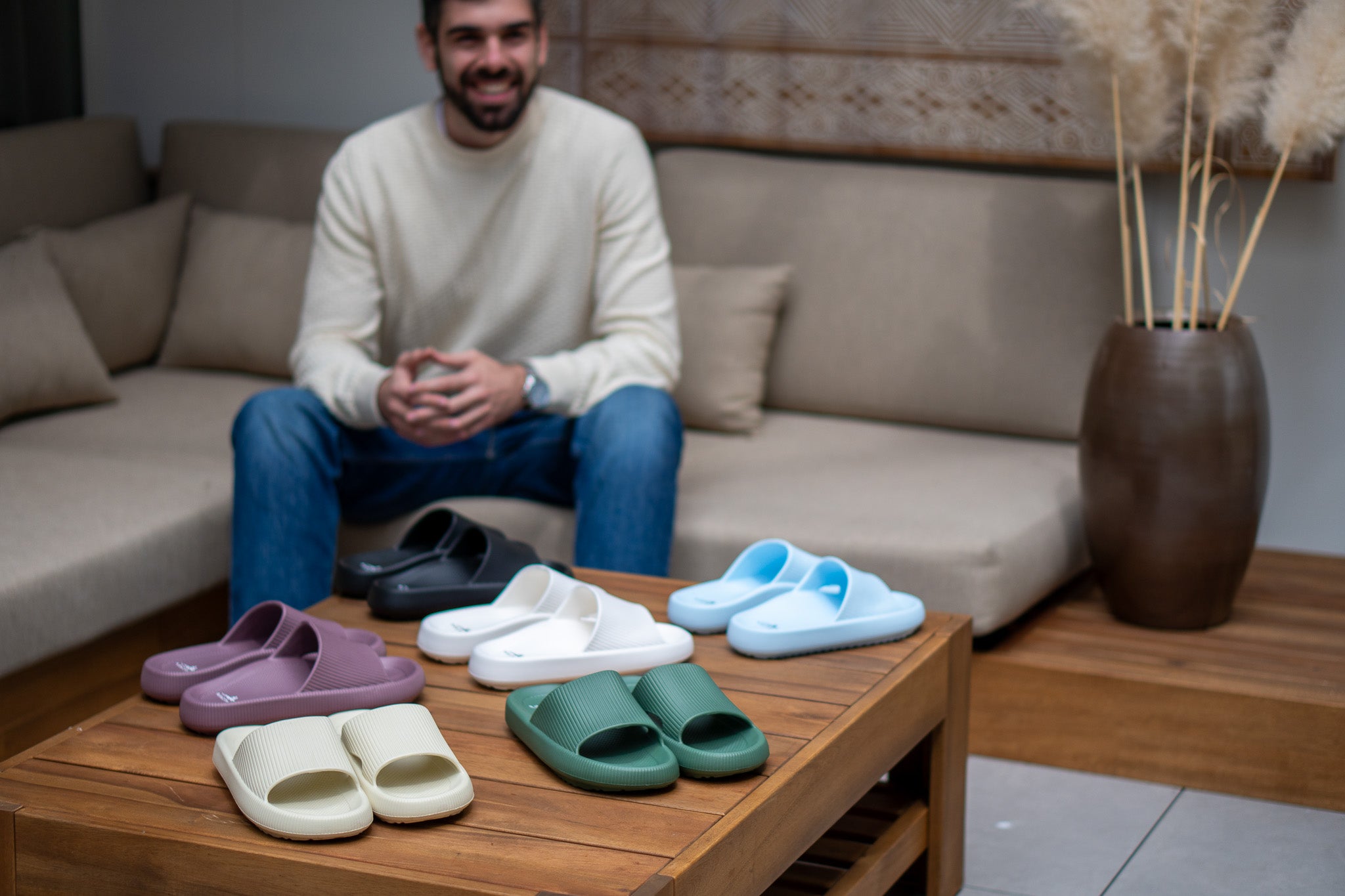 ARCKADS ergonomische slipper zwart