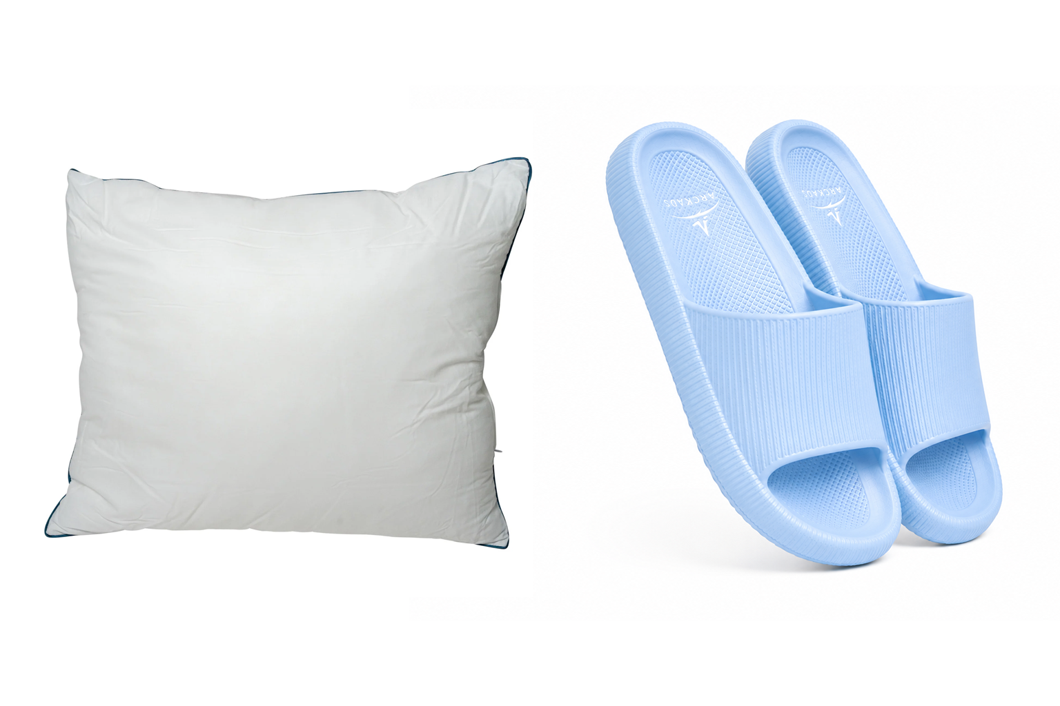 Ergonomisch comfortkussen + ARCKADS ergonomische slippers Combipakket